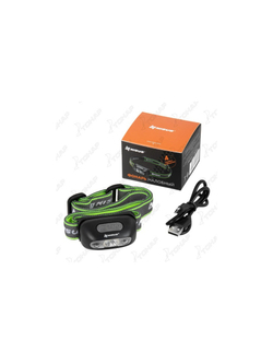 Фонарь налобный NISUS 3056S, сенсорный 120 LM, IPX4, USB 3056S