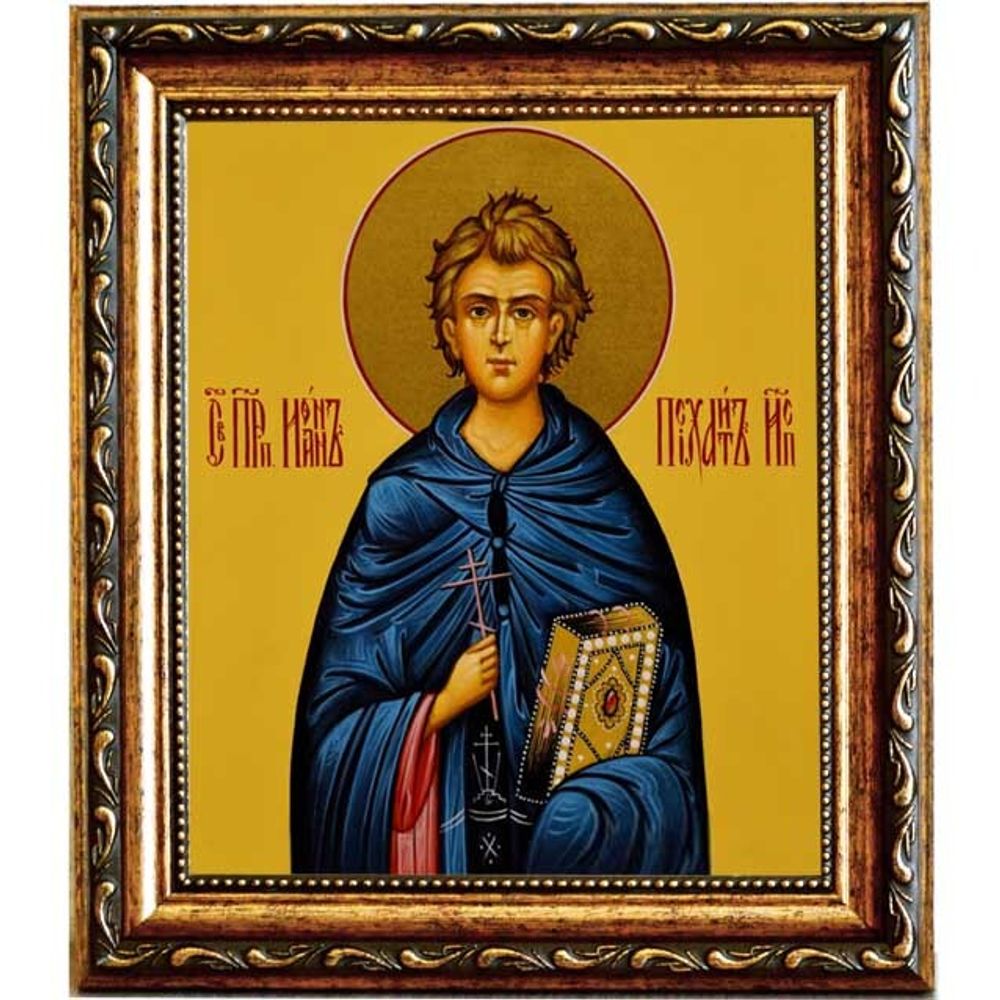 Иоанн Психаит преподобный. Икона на холсте.