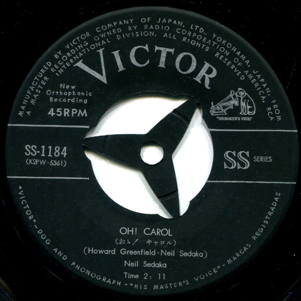 Neil Sedaka / Oh! Carol - One Way Ticket (7" Vinyl Single)
