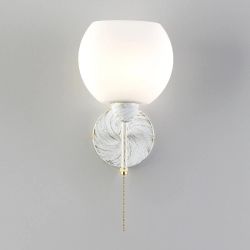 Citilux Флорида CL148310 Бра с выключателем Белое с патиной