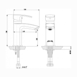 Смеситель Timo Lotta-Thermo 2601F chrome для раковины