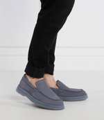 Кожаные мокасины chaol_loaf_sd HUGO - голубой(50517277)