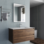 Тумба под раковину Vincea Gio 1000 подвесная, 2 выкатных ящика soft-close, C.Oak