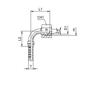Фитинг DN 05 DKO-S (Г) 16x1.5 8 (45)