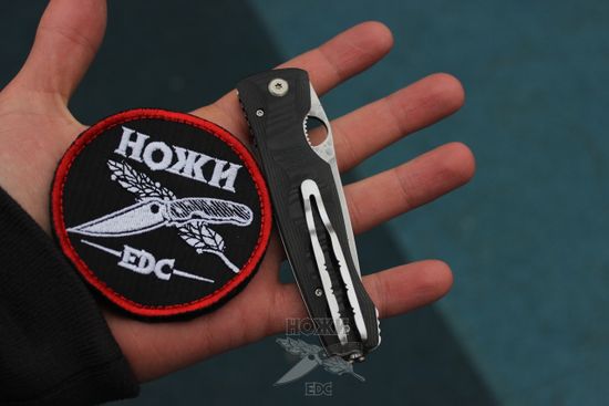 Складной нож Mcusta Tactility Elite SPG2 Hammered Blade, микарта Handle c клинком из стали SPG2 (SG2) рукоять микарта