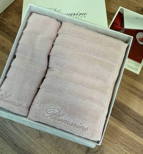 Комплект полотенец 2шт Blumarine Mademoiselle Cipria розовый