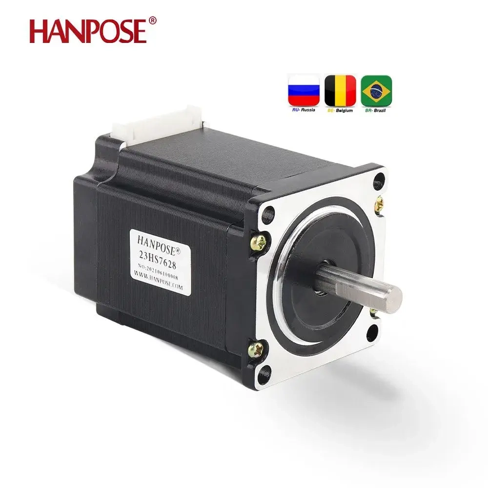 Шаговый двигатель Nema 23 (23HS7628-8MM) 2.8A 189N.CM
