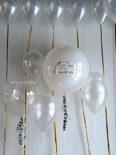 Сет № 1589 Шары с живыми растениями