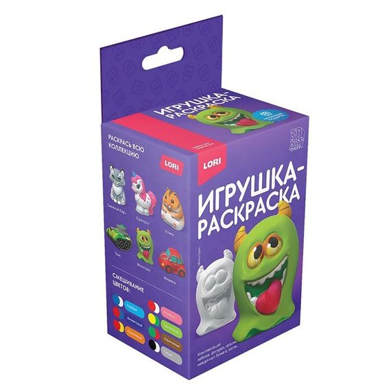 Oyuncaq Rəngləmə 3D Lori Монстрик
