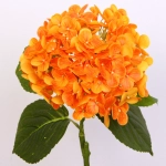 Цветок искусственный «Natur» 63см Гортензия оранжевая