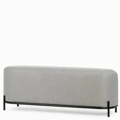 Пуф Pawai 120х45 см, светло-серый