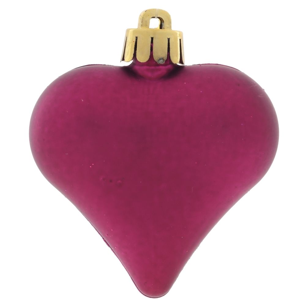 GAEM Набор из 6шт Украшение новогоднее "Сердце", L16 W2,5 H10,5 см