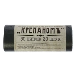 Мешки для мусора 30л 20шт в рулоне КРЕПАНОМЪ