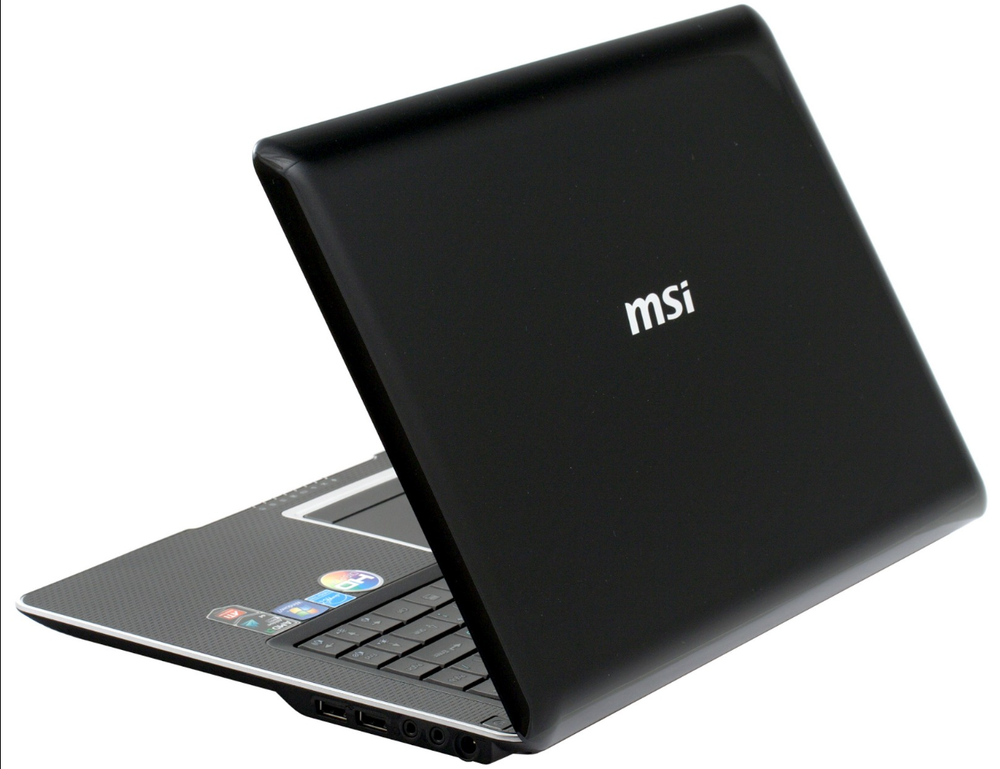 14" Уцененный Ноутбук MSI MS-1461 (1366x768, AMD Athlon Neo MV-40, RAM 2ГБ, SSD 256ГБ, ATI Radeon X1200, Win 7 Pro)