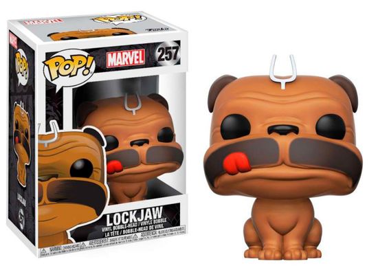 Фигурка Funko POP! Bobble Marvel Lockjaw (257) 20237 / Фигурка Фанко ПОП! по мотивам вселенной "Марвел" Локджо