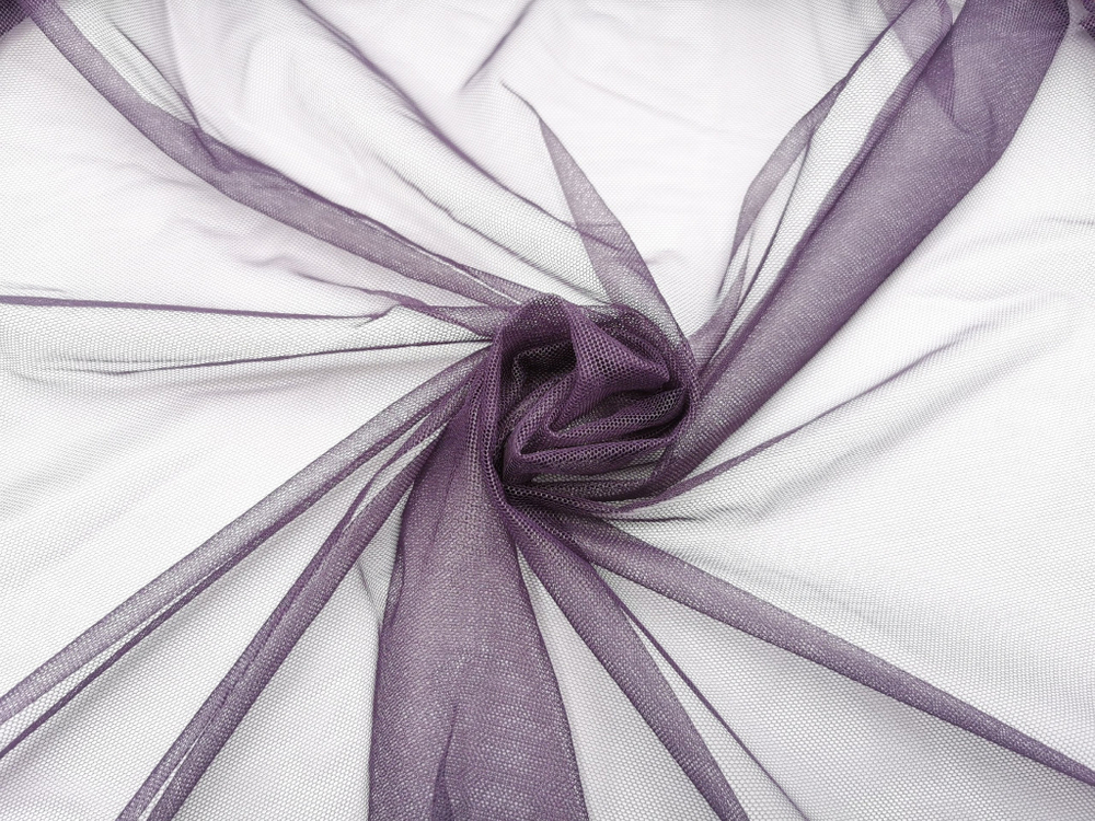 Бюстовая неэластичная сетка, Lauma, гортензия (темно-фиолетовый), Super Soft, (BSM-096)