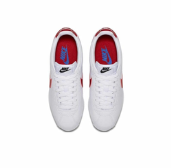 Женские кроссовки Nike Cortez Leather 'White Red' 807471-103