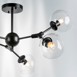 785067 Люстра BETA 6x40W E27 ЧЕРНЫЙ
