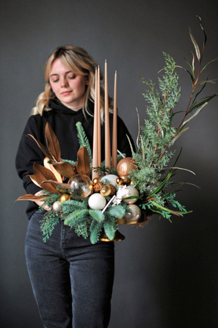 Новогодняя композиция Золотой век