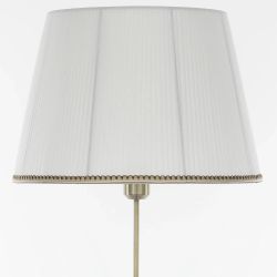 Citilux Линц CL402980T Торшер бронза со столиком и белым абажуром