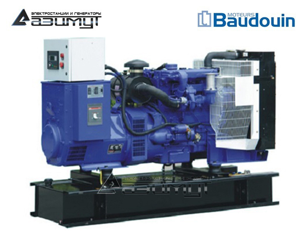 Дизельный генератор Азимут АД-60С-Т400-2РМ9 Baudouin с автозапуском