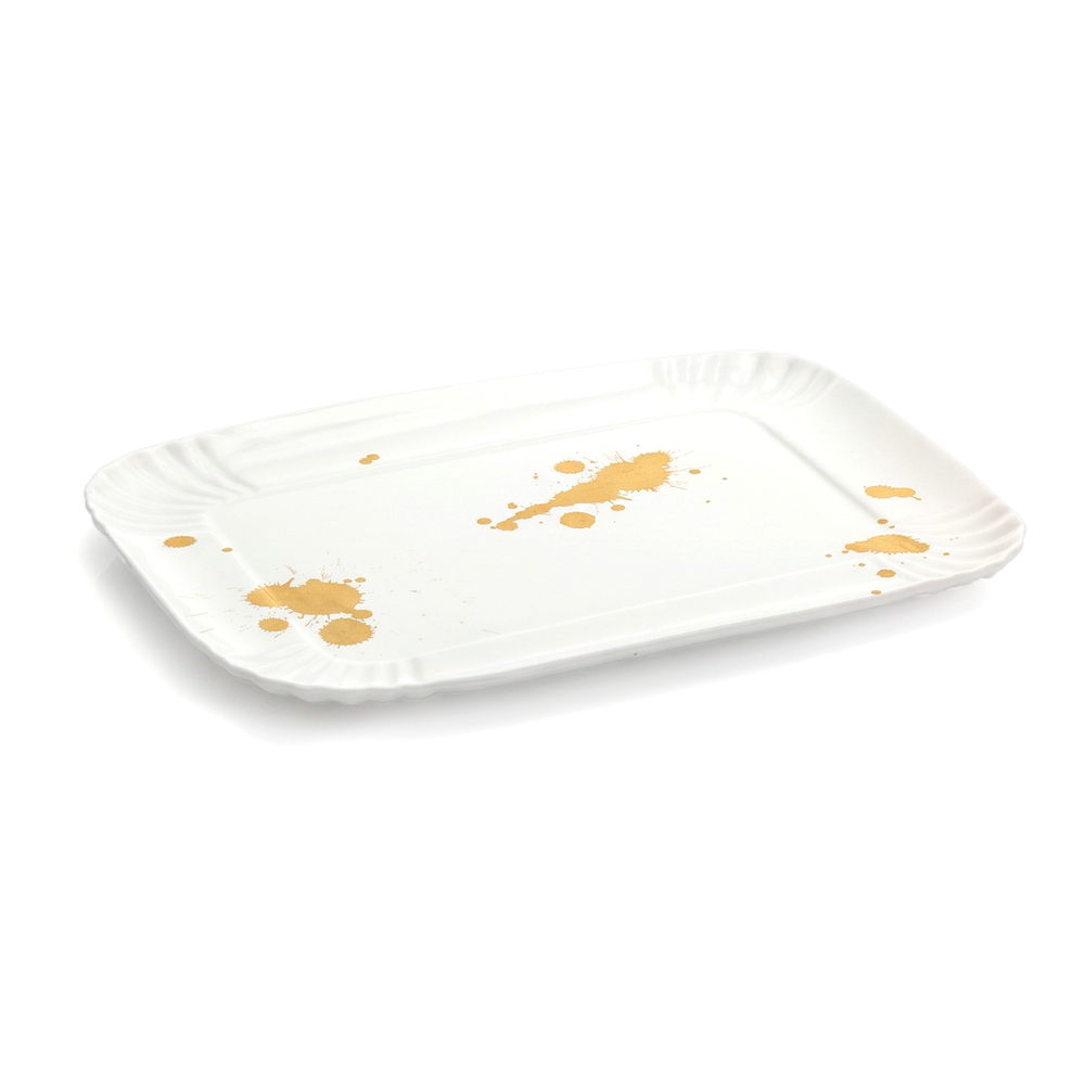 Блюдо Estetico Quotidiano Large Gold 10647G
