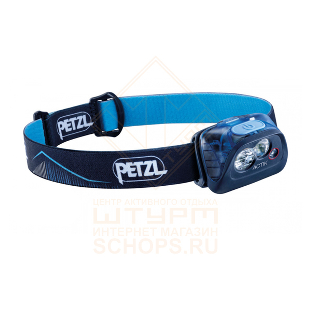 Фонарь налобный PETZL Actik, Blue