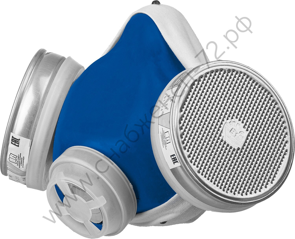 ЗУБР РПГ-67 В1 с фильтрами В1, респиратор противогазовый (11145)