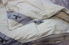 Одеяло пуховое 4 сезона на кнопках (лето-зима) ДАБЛ КАЗ  Maison Dor