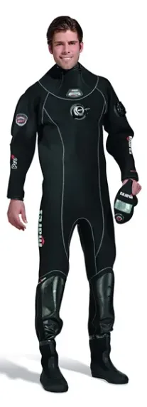 Сухой гидрокостюм Mares Pro Fit задняя молния неопреновый