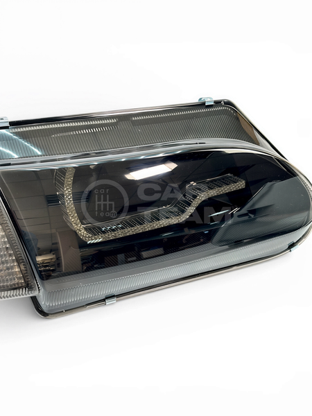 Фары ВАЗ 2113, 2114, 2115 передние в стиле AUDI Black Crystal, тонированные поворотники