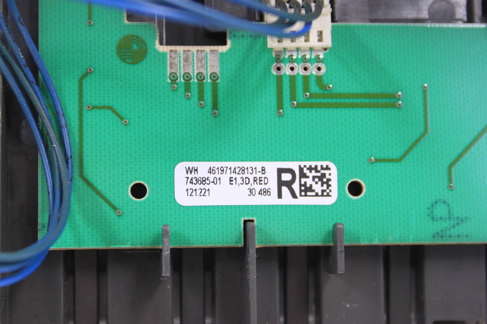 Модуль управления стиральной машины BOSCH W0T20254OE в сборе с пластиком