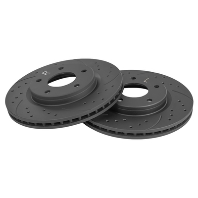 Диск тормозной передний перфорированный PRO-Line с покрытием (компл.2 шт) NISSAN Juke 2010 /Vent.D=280mm GANZ GIJ06065S