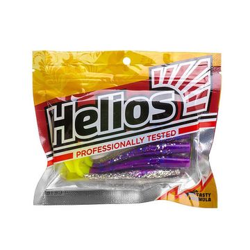 Виброхвост Zander 4'/10,2см Silver Sparkles & Fio LT 5шт. (HS-36-037) Helios