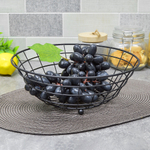 Фруктовница металлическая 28*10см, 7379