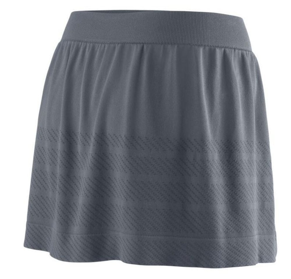 Теннисная юбка Wilson Power Seamless 12.5 Skirt W - серый