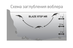 Воблер LureMax BLAZE 97SP MR-045 10г.