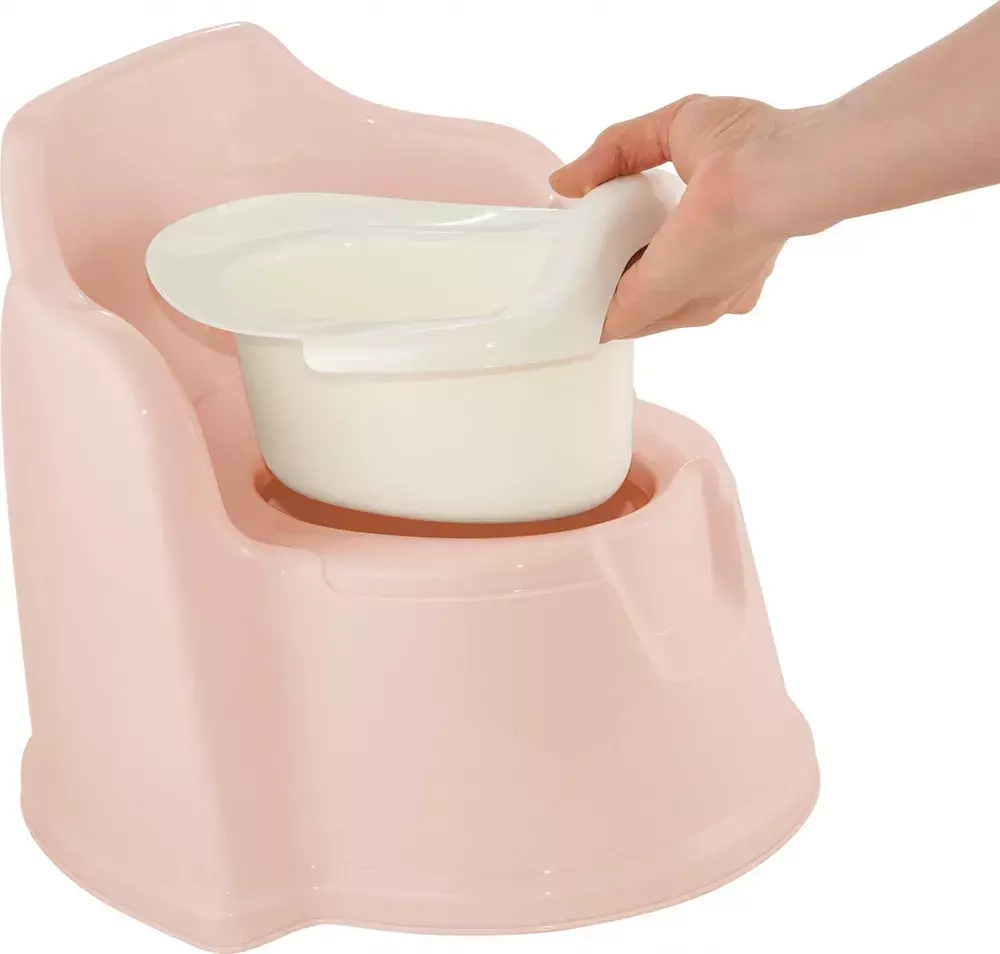 Горшок со спинкой Lalababy Protect Me розовый LA1041РЗП