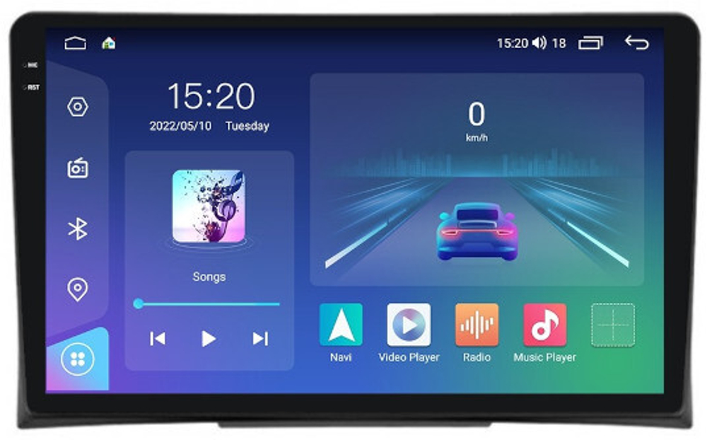 Магнитола для Volkswagen Multivan T5 2003-2015 - Parafar PF051LUX2U2K на Android 13, QLED+2K, ТОП процессор, 8Гб+128Гб, CarPlay, 4G SIM-слот