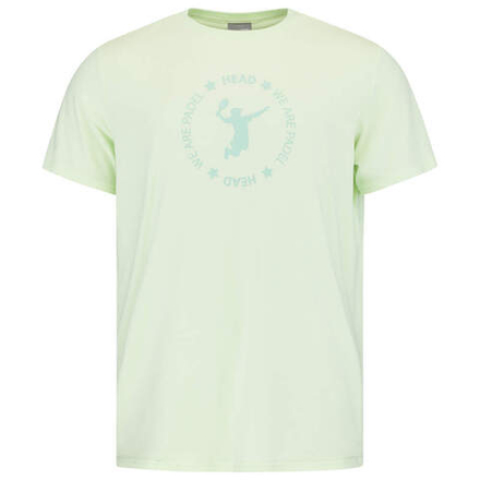 Теннисная футболка Head We Are Padel T-Shirt - light green