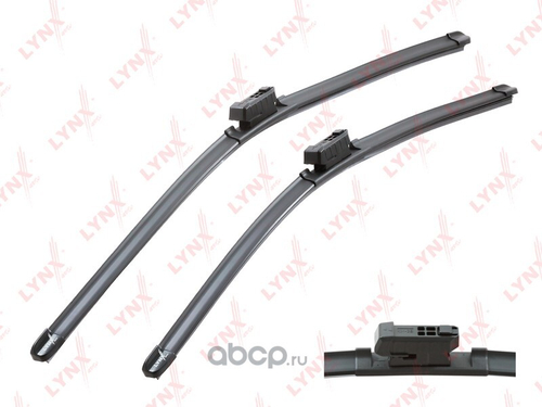 Щетка стеклоочистителя бескаркасная Volkswagen Touareg (CR7, RC8) (17-) 24  63 см+ 21  55 см (LYNXauto)