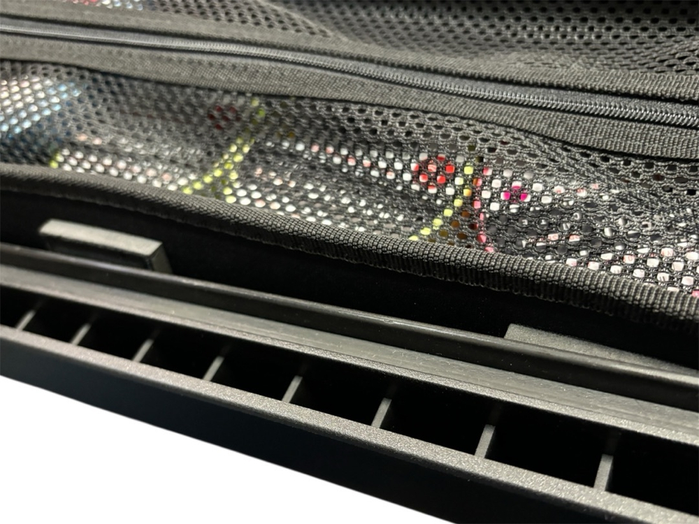 TREKFORM Органайзер в крышку рэкового кейса 3U (сетка)