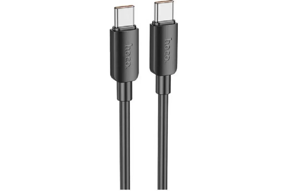 Кабель Hoco X96 Hyper (Type-C) на (Type-C) 5A/100W 100см силиконовый (черный)