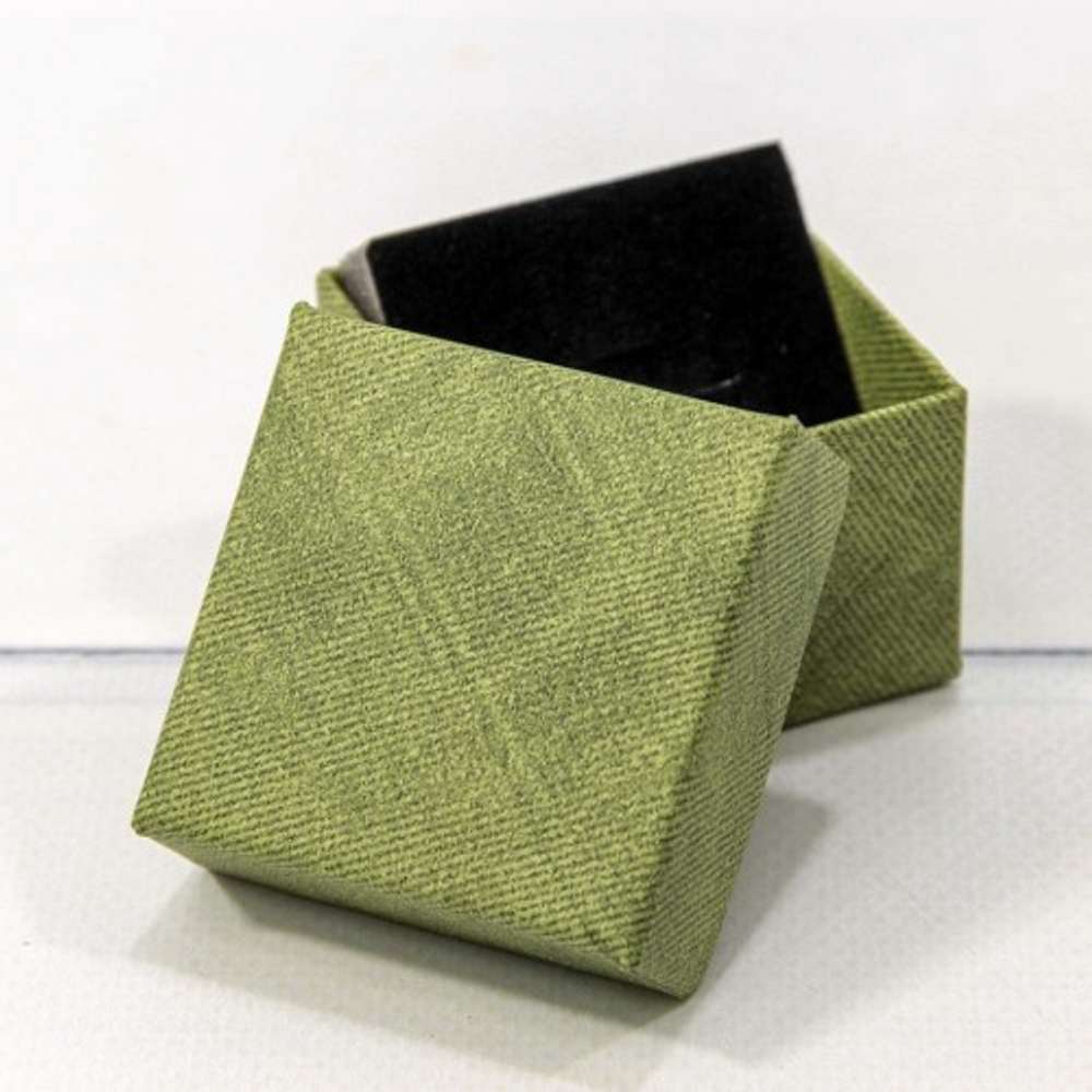 Коробка Ювелирная 5х5х3 см (Зеленый)