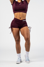 Шорты Lace-Up Sculpting Shorts OWN YOUR POWER 429 бордовые