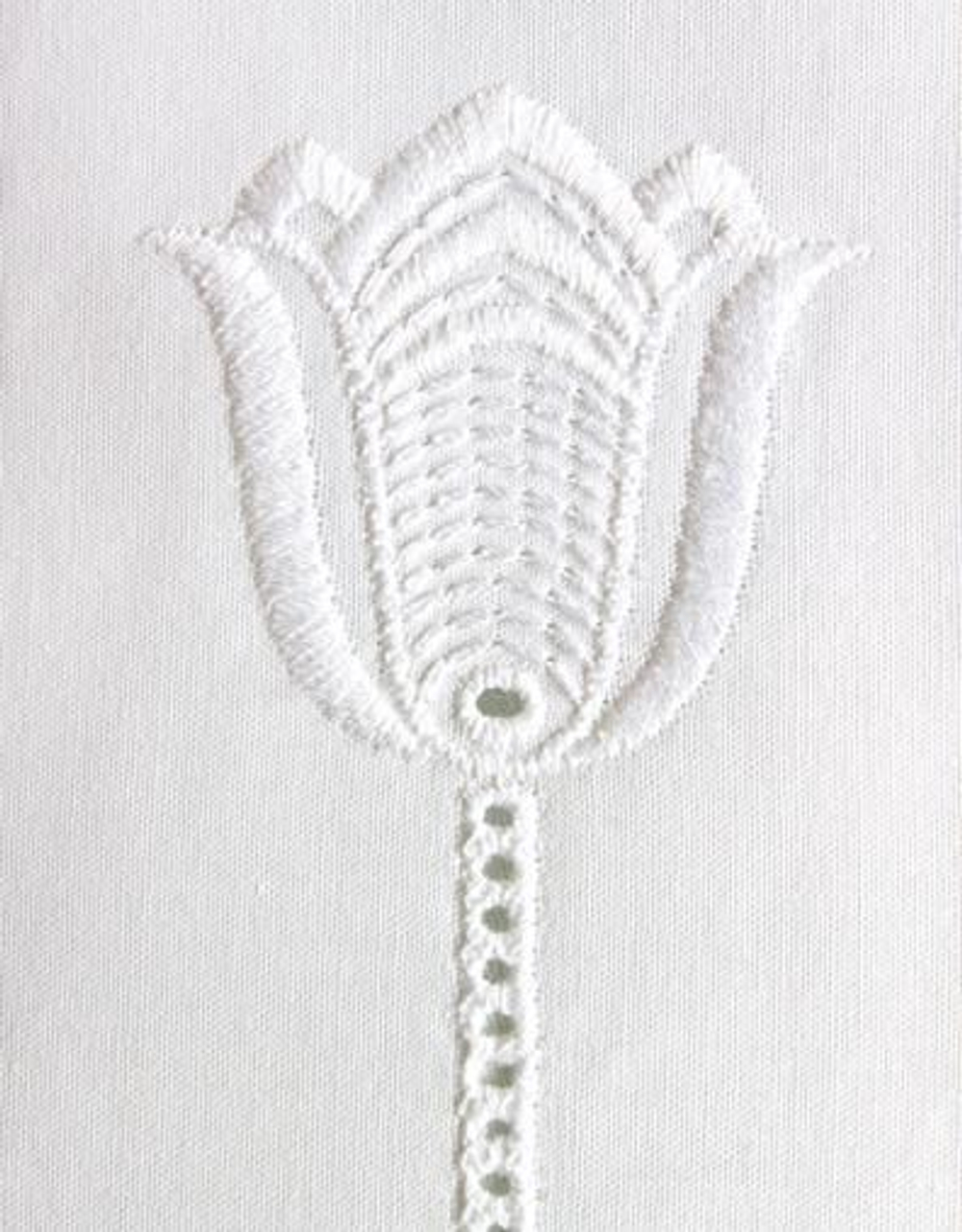 Бампер для детской кроватки Тюльпан от Bovi вышивка