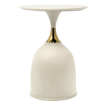 Кофейный столик Stupa 40x54см, белый, металл