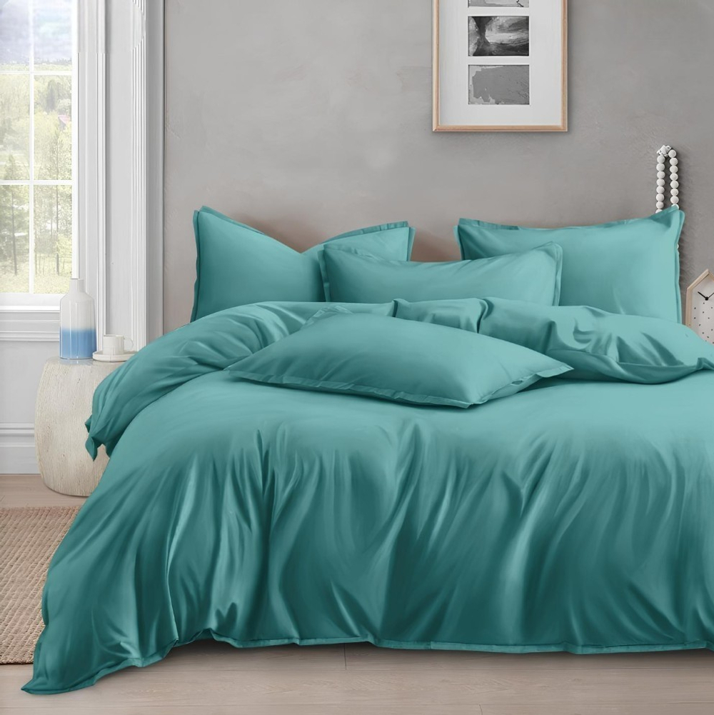 Постельное белье АльВиТек ОСА-005 сатин, бирюза