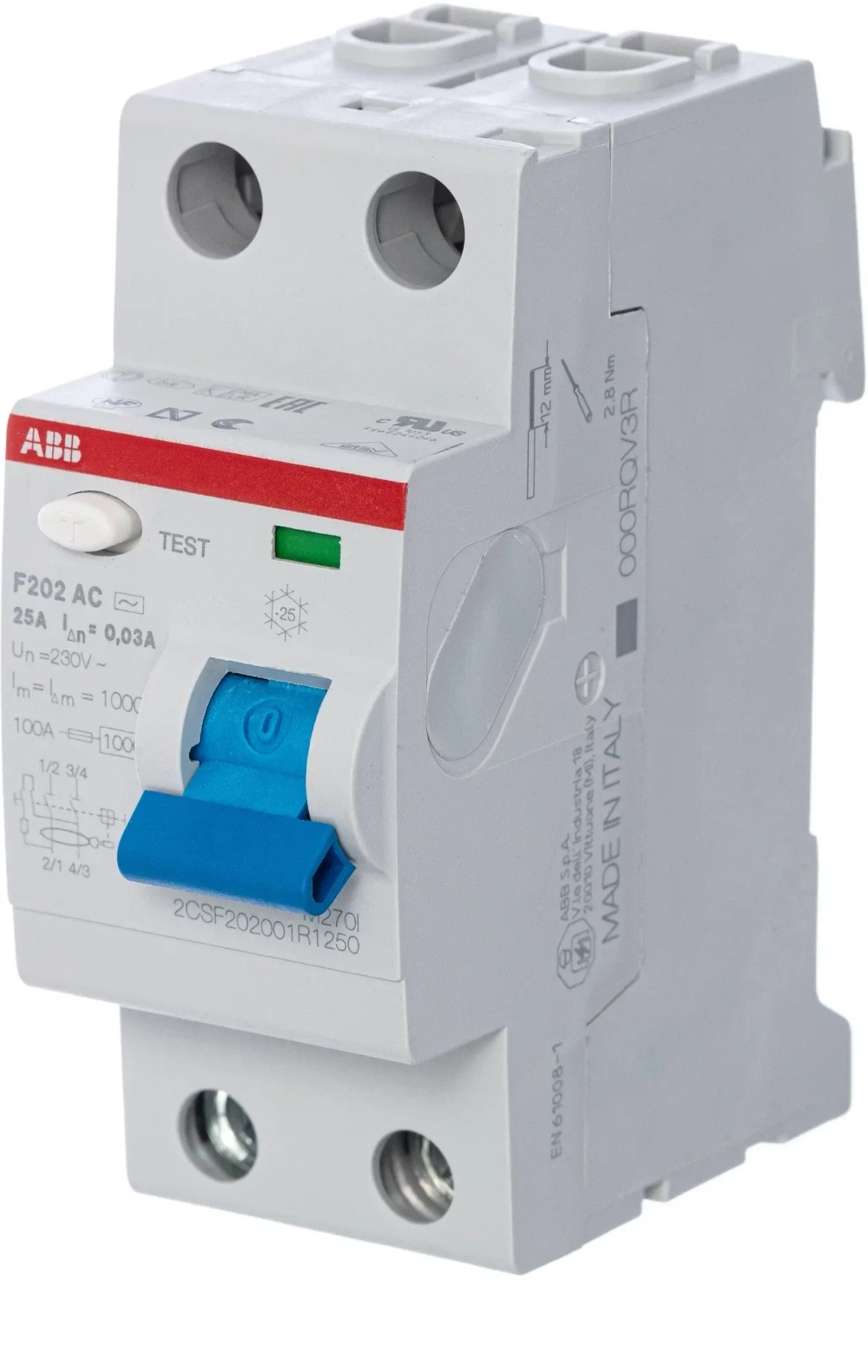 Блок утечки тока (УЗО) ABB F202 AC