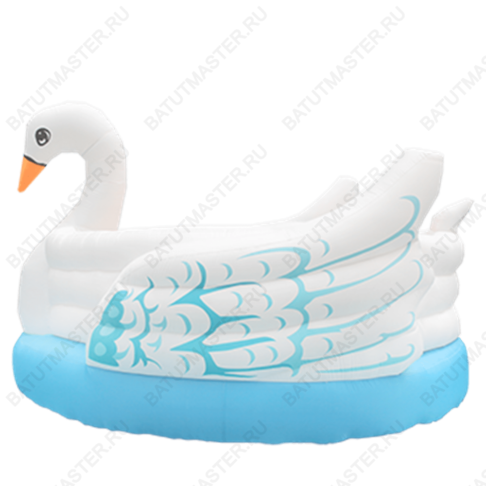 Батут для дачи "Волшебный лебедь" 4,0*3,2*2,45м